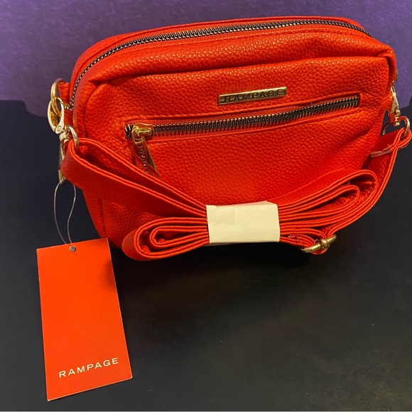 Red & Gold Rampage Shoulder Bag - Picture 4 of 9